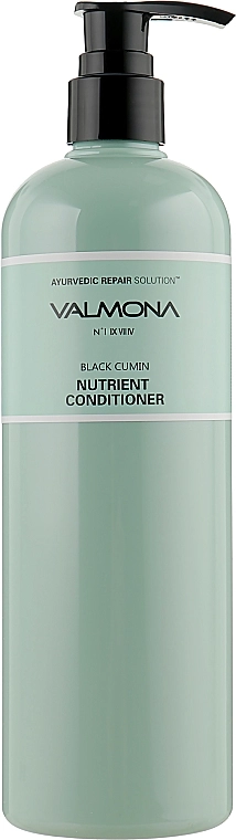 Кондиционер для волос с целебными травами - Valmona Ayurvedic Repair Solution Black Cumin Nutrient Conditioner, 480 мл - фото N1