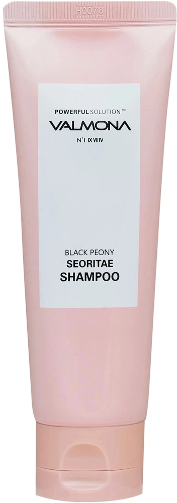 Шампунь для волосся з протеїнами чорних бобів і півонією - Valmona Powerful Solution Black Peony Seoritae Shampoo, 100 мл - фото N1