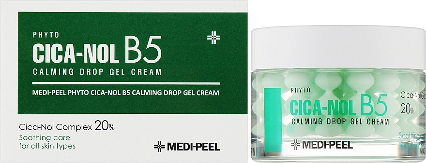 Заспокійливий капсульний крем-гель - Medi peel Phyto CICA-Nol B5 Calming Drop Gel Cream, 50 мл - фото N2