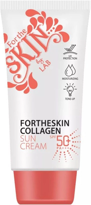 Сонцезахисний крем для обличчя з колагеном - Fortheskin Collagen Sun Cream SPF50+ PA+++, 70 мл - фото N1