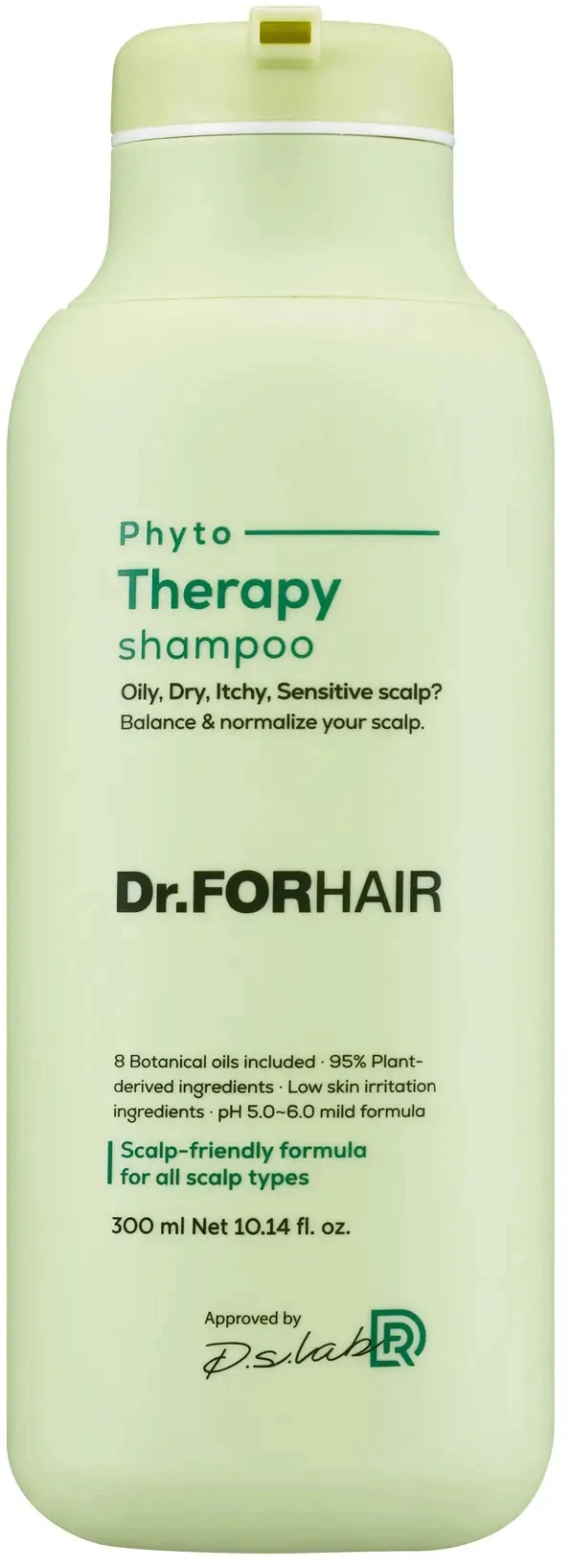 Фитотерапевтический шампунь для чувствительной кожи головы - Dr. ForHair Phyto Therapy Shampoo, 300 мл - фото N1