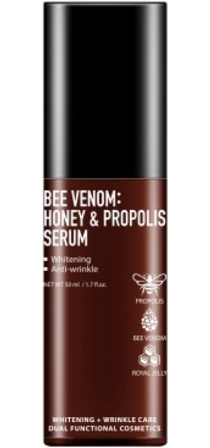 Сыворотка для лица с пчелиным ядом, медом и прополисом - Fortheskin Bee Venom Honey & Propolis Serum, 50 мл - фото N1