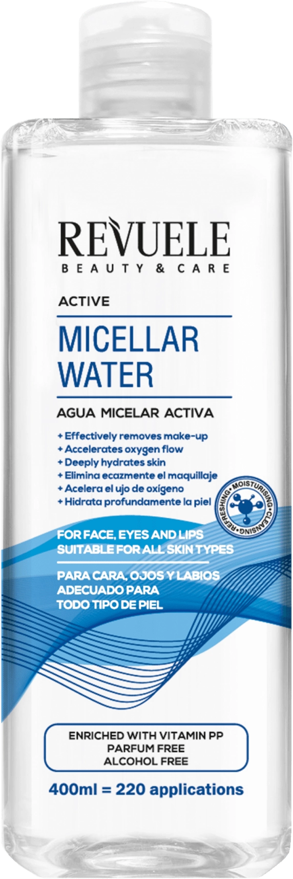 Відновлююча міцелярна вода - Revuele Active Micellar Water, 400 мл - фото N2