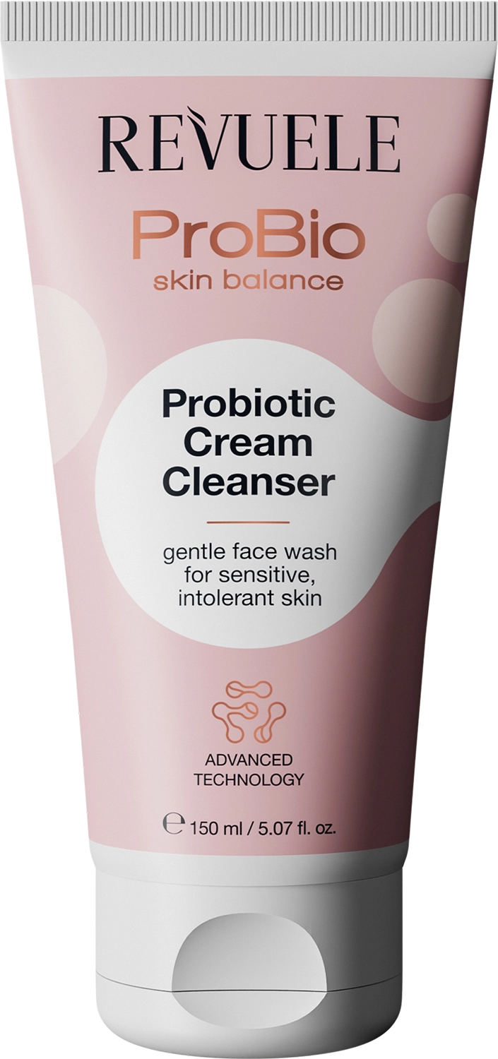 Кремовое очищающее средтсво для лица с пробиотиками - Revuele Probio Skin Balance Probiotic Cream Cleanser, 150 мл - фото N1