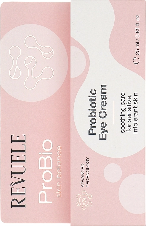 Крем для шкіри навколо очей з пробіотиками - Revuele Probio Skin Balance Probiotic Eye Cream, 25 мл - фото N2