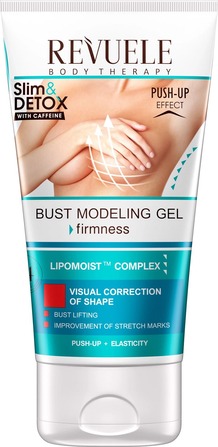 Моделюючий гель для грудей з кофеїном - Revuele Slim&Detox Bust Modelling Gel, 150 мл - фото N1