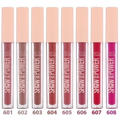 Жидкая матовая губная помада - Pastel Show Your Power Liquid Matte Lipstick, Тон 607 Scream, 4 мл - фото N3