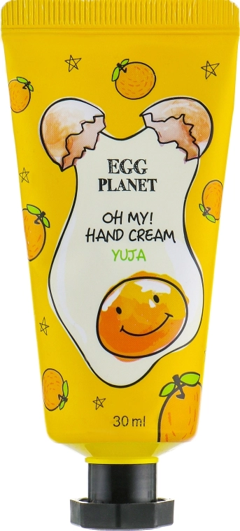 Крем для рук "Японський лимон" - Daeng Gi Meo Ri Egg Planet Yuja Hand Cream, 30 мл - фото N1