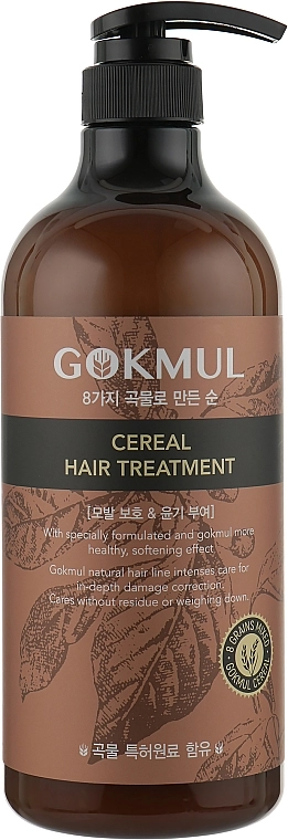 Відновлювальна маска для волосся зі злаками - Gokmul 8 Grains Mixed Cereal Hair - Enough Gokmul 8 Grains Mixed Cereal Hair Treatment, 1000 мл - фото N1