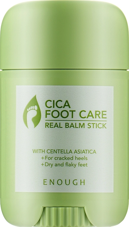 Ухаживающий освежающий стик для ног - Enough Cica Foot Care Real Balm Stick, 20 г - фото N1