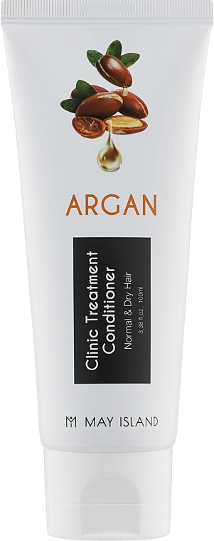 Відновлюючий кондиціонер для волосся з аргановою олією - May Island Argan Clinic Treatment Conditioner, 100 мл - фото N1