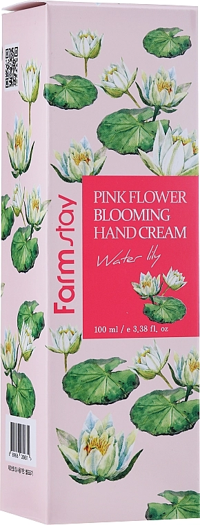 Крем для рук, с экстрактом лилии - FarmStay Pink Flower Blooming Hand Cream Water Lily, 100 мл - фото N2