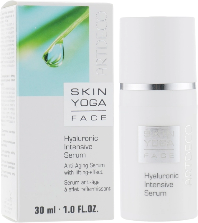 Противікова сиворотка з підтягуючим ефектом - Artdeco Skin Yoga Face Hyaluronic Intensive Serum, 30 мл - фото N2