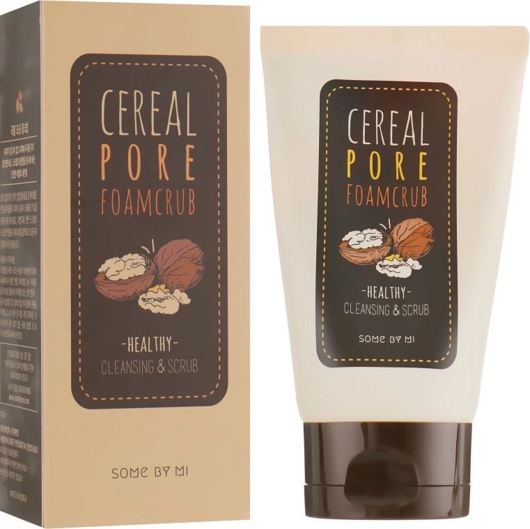 Скраб-пенка для лица - Some By Mi Cereal Pore Foam Crub Cleansing & Scrub, 100 мл - фото N1