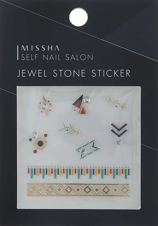 Стрази-наклейки для манікюру - Missha Self Nail Salon Jewel Stone Sticker, №04 Lucky Ring - фото N1