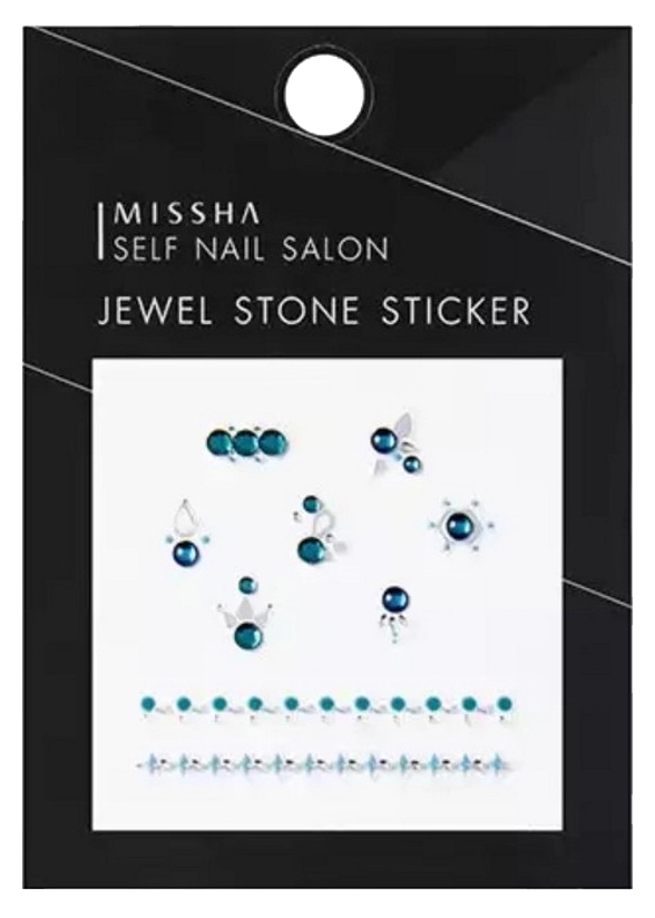Стразы-наклейки для маникюра - Missha Self Nail Salon Jewel Stone Sticker, №03 Freeze - фото N1