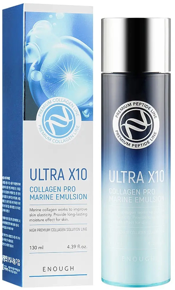 Омолоджуюча есенція для обличчя з колагеном - Enough Enough Ultra X10 Collagen Pro Marine Essence, 130 мл - фото N2