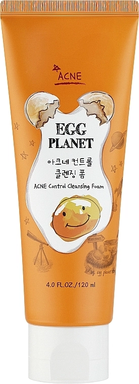 Пінка для вмивання для проблемної шкіри - Daeng Gi Meo Ri Egg Planet Acne Control Cleansing Foam, 120 мл - фото N1