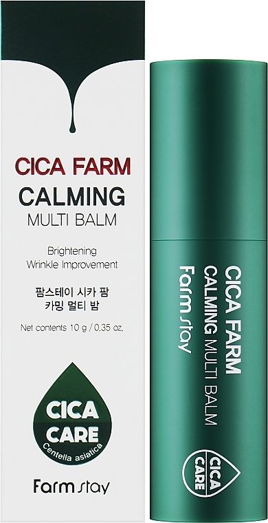 Бальзам-стік для обличчя з азіатською центелою - FarmStay Cica Farm Calming Multi Balm, 10 мл - фото N1