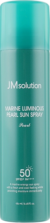 Сонцезахисний спрей для обличчя з перлами - JMsolution Marine Luminous Pearl Sun Spray Pearl SPF50+ PA++++, 180 мл - фото N2