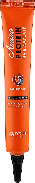 Сироватка для пошкодженого волосся з амінокислотами - Eyenlip Amino Protein Hair Ampoule, 20 мл - фото N1