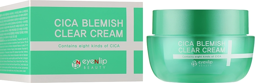 Успокаивающий крем для лица с центеллой - Eyenlip Cica Blemish Clear Cream, 50 г - фото N2