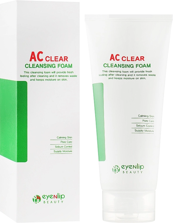 Очищуюча пінка для проблемної шкіри - Eyenlip AC Clear Cleansing Foam, 150 г - фото N1