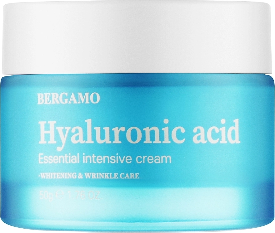 Крем для обличчя з гіалуроновою кислотою - Hyaluronic Acid Essential Intensive C - Bergamo Hyaluronic Acid Essential Intensive Cream, 50 г - фото N1