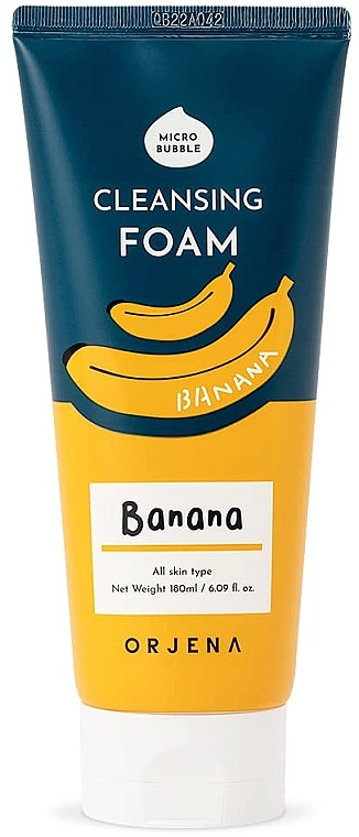 Очищувальна пінка для обличчя з бананом - Cleansing Foam Banana - Orjena Cleansing Foam Banana, 180 мл - фото N1