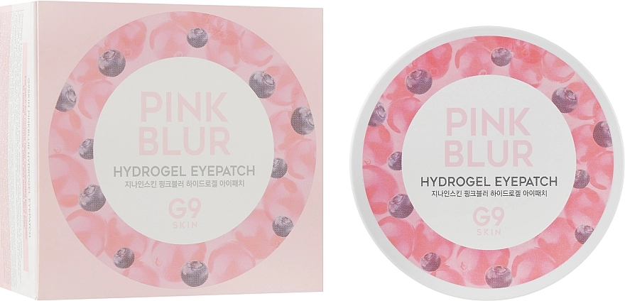 Гидрогелевые патчи для глаз - G9Skin Pink Blur Hydrogel Eyepatch, 100 г, 120 шт - фото N1