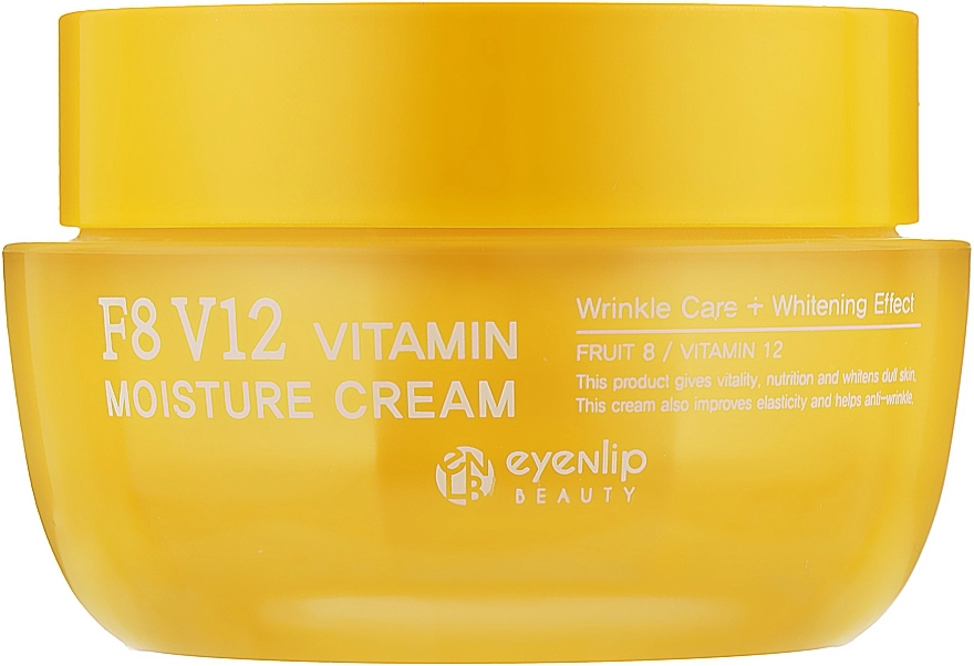 Вітамінний зволожуючий крем для обличчя - Eyenlip F8 V12 Vitamin Moisture Cream, 50 г - фото N1