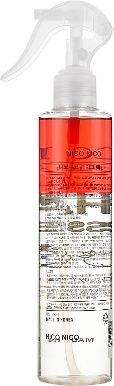 Есенція для волосся з екстрактом полуниці - NICO NICO Shake Essence Strawberry, 250 мл - фото N2