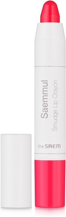 Карандаш-помада для губ - The Saem Saemmul Smudge Lip Crayon, Тон PK02, 2.5 г - фото N2