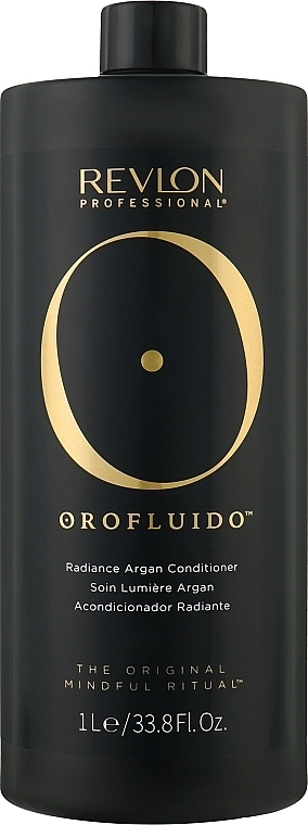 Кондиціонер для волосся з аргановою олією - Orofluido Radiance Argan Conditioner, 1000 мл - фото N1
