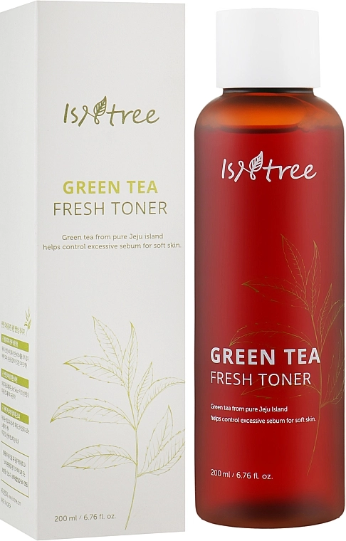 Освежающий тоник с экстрактом зелёного чая - IsNtree Green Tea Fresh Toner, 200 мл - фото N1