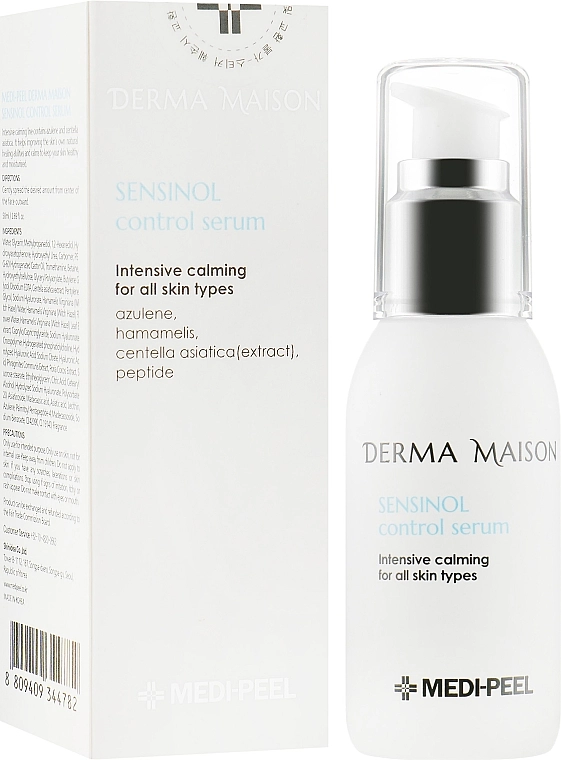 Сыворотка успокаивающая с азуленом - Medi peel Derma Maison Sensinol Control Serum, 50 мл - фото N1