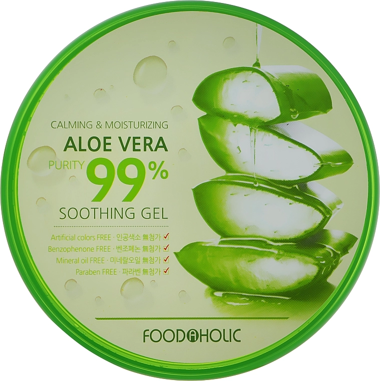 Багатофункціональний заспокійливий гель з алое - Foodaholic Soothing Gel Aloe 99%, 300 мл - фото N1