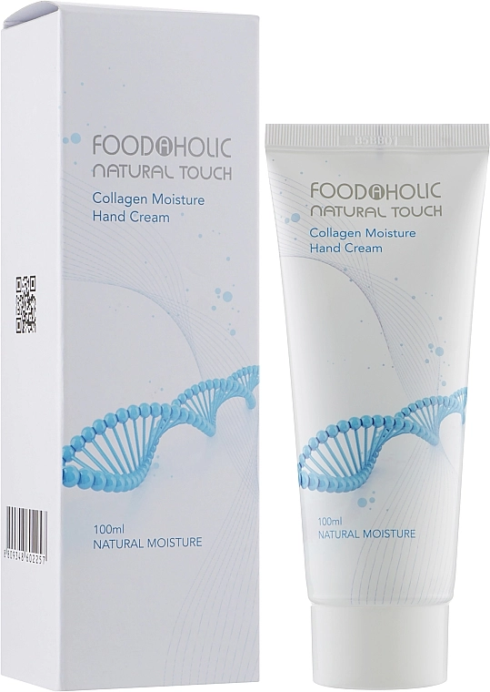 Увлажняющий крем для рук с коллагеном - Foodaholic Natural Touch Colagen Moisture Hand Cream, 100 мл - фото N2