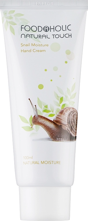 Крем для рук зволожуючий з муцином равлика - Foodaholic Moisture Hand Cream Snail, 100 мл - фото N1