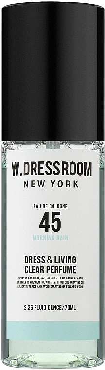 Парфюмированная вода - W.DRESSROOM Dress & Living Clear Perfume No.45 Morning Rain, 70 мл - фото N1