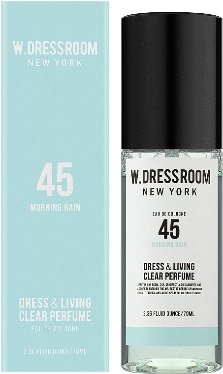 Парфюмированная вода - W.DRESSROOM Dress & Living Clear Perfume No.45 Morning Rain, 70 мл - фото N2
