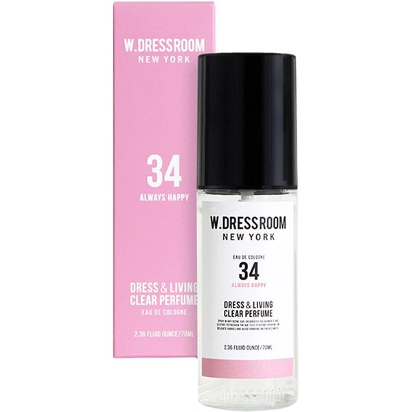 Парфюмированная вода - W.DRESSROOM Dress & Living Season 2 Clear Perfume No.34 Always Happy, 70 мл - фото N1