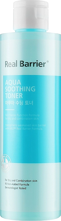 Успокаивающий тонер - Real Barrier Aqua Soothing Toner, 190 мл - фото N1