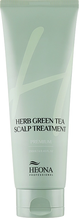 Живильна маска для волосся - HEONA Herb Green Tea Scalp LPP Treatment, 250 мл - фото N1