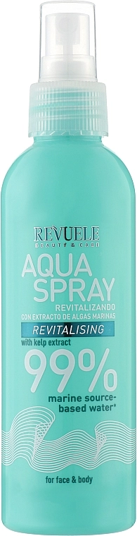 Восстанавливающий аква-спрей для тела и лица - Revuele Face&Body Revitalizing Aqua Spray, 200 мл - фото N1