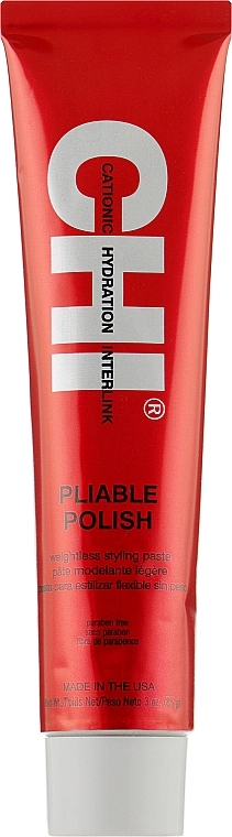 Легка паста для укладання волосся - Pliable Polish - CHI Pliable Polish, 85 г - фото N1