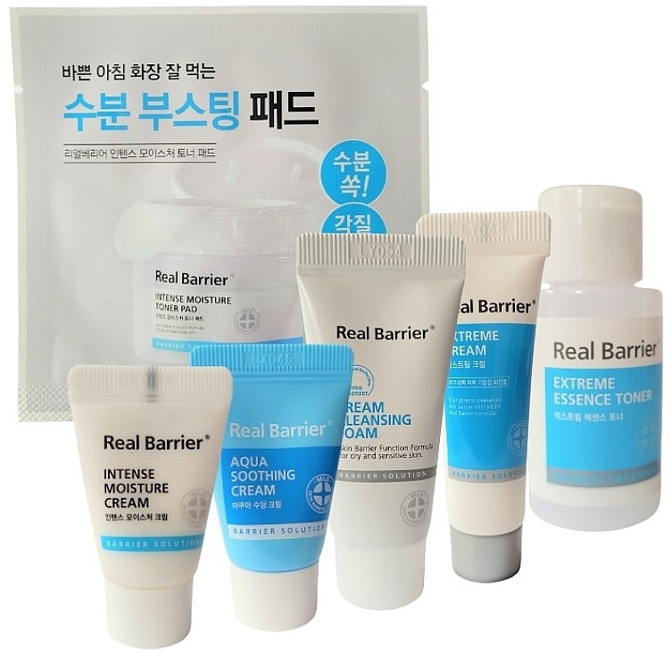 Набір міні засобів для догляду за обличчям - Real Barrier Renew Real barrier Kit, 6 продуктов - фото N1