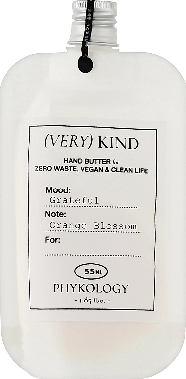 Відновлюючий крем-батер для рук - PHYKOLOGY Kind Hand Butter Orange Blossom, 55 мл - фото N1