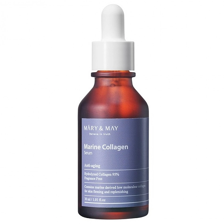 Сироватка для обличчя з колагеном - Mary & May Marine Collagen Serum, 30 мл - фото N1