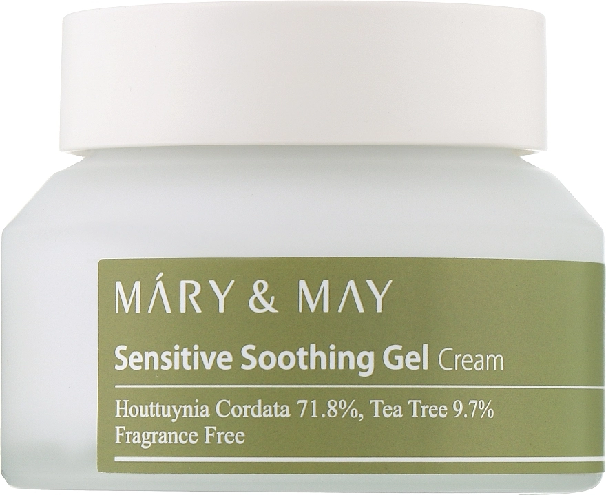 Заспокійливий крем-гель для проблемної шкіри обличчя - Mary & May Sensitive Soothing Gel Cream, 70 г - фото N1